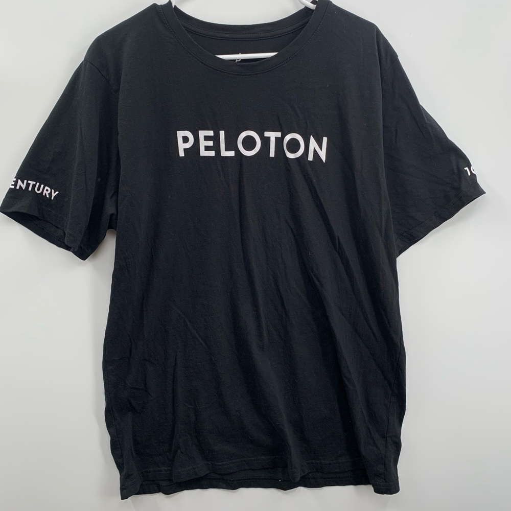 Peloton T-Shirt Men’s Size XXL - Black & White, Century 100 2XL
